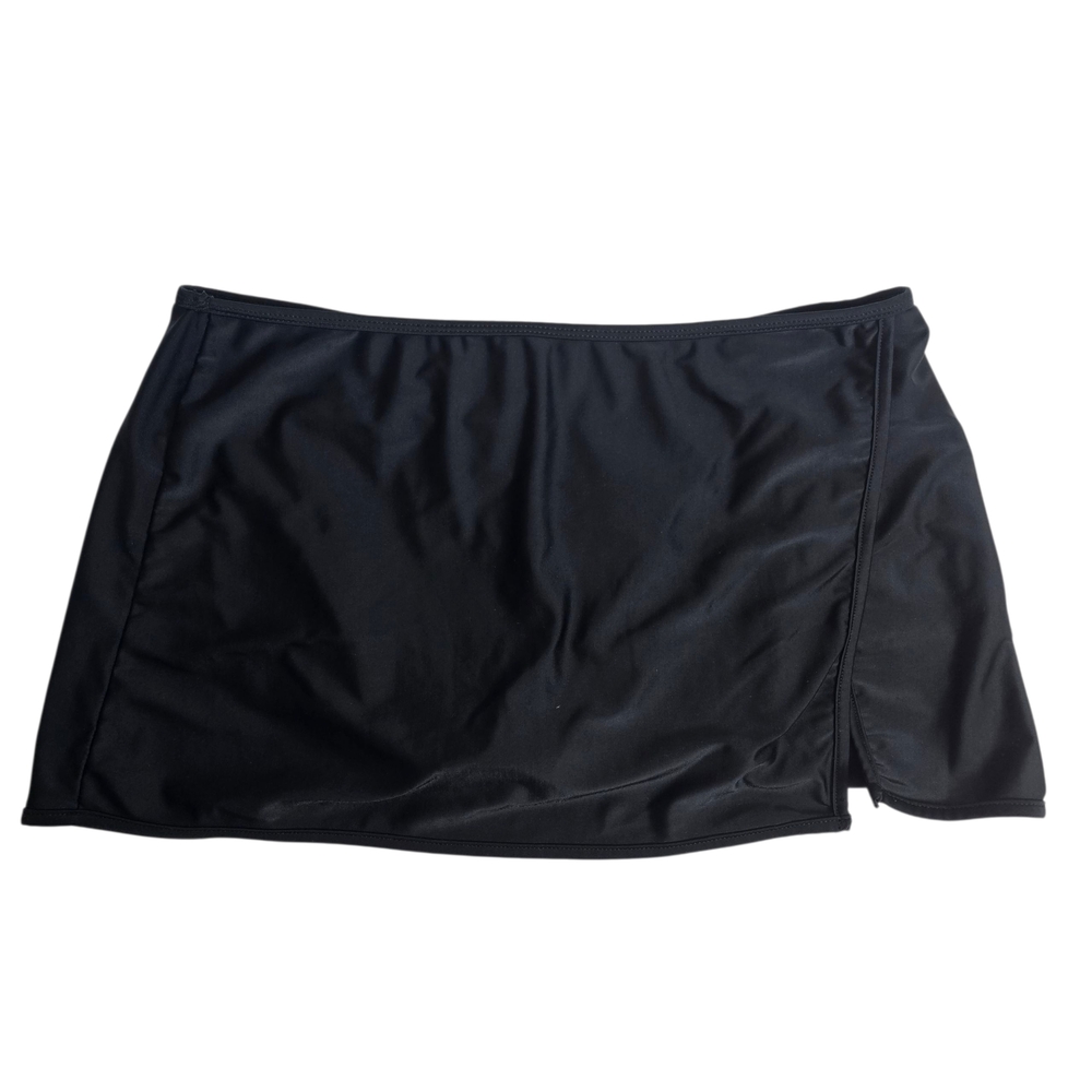 Time and Tru Black Swim Skirt Beach Pool  Size Large 12 - 14